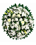 Coroa Paz Eterna de Lírios Brancos