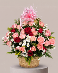 Cestinha de Rosas Grande Mista