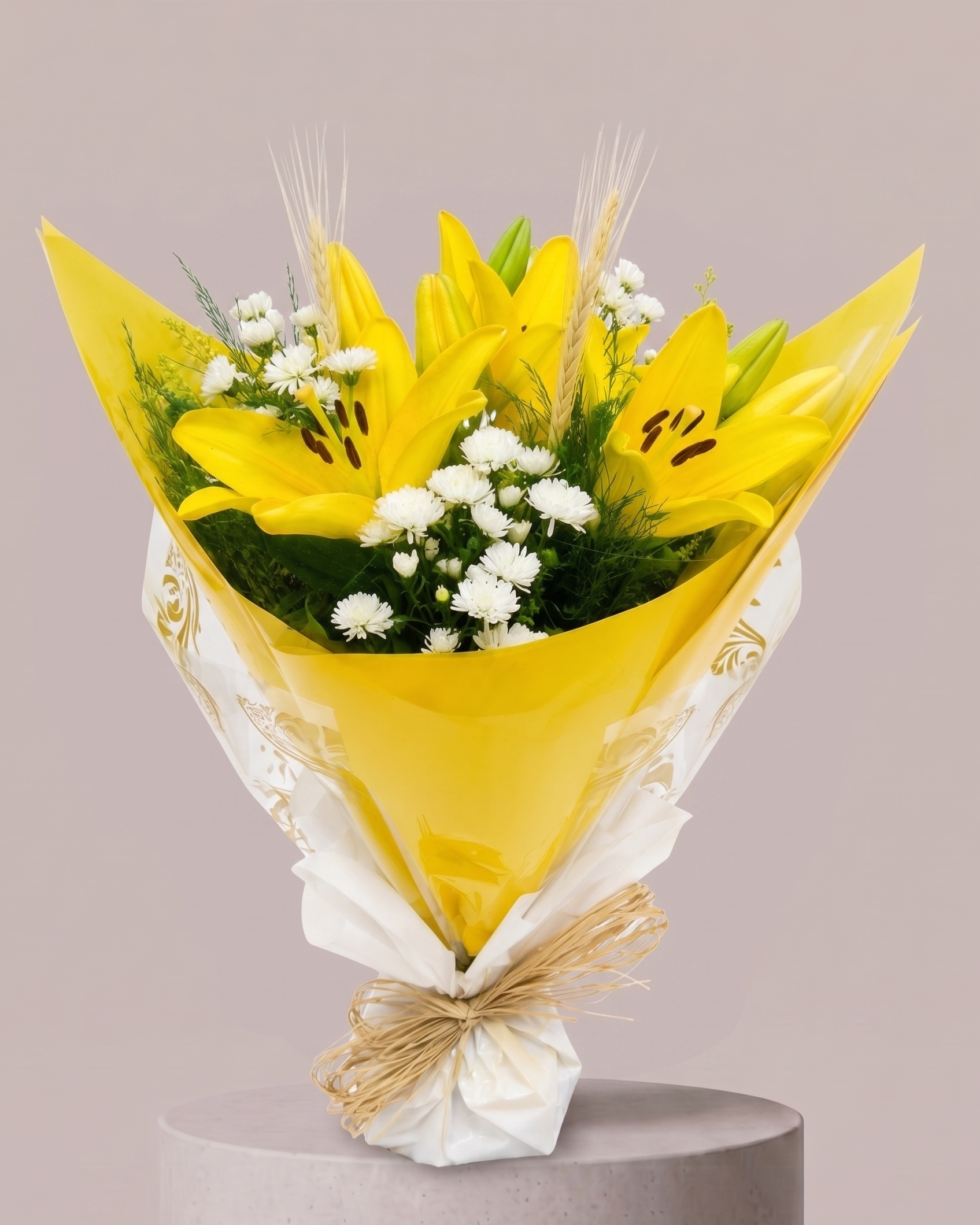 Bouquet de Lírios Amarelos