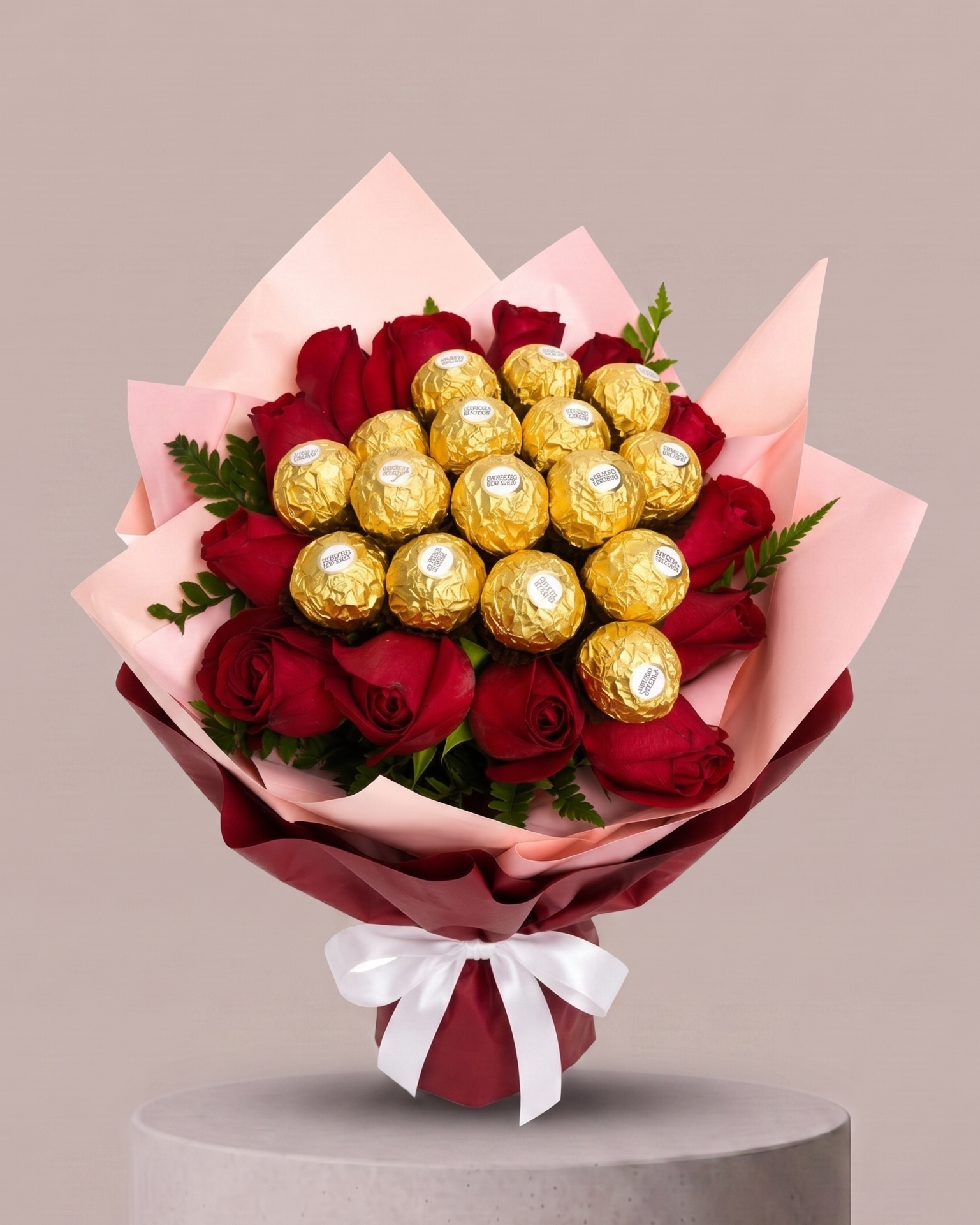 Bouquet Ferrero e Rosas