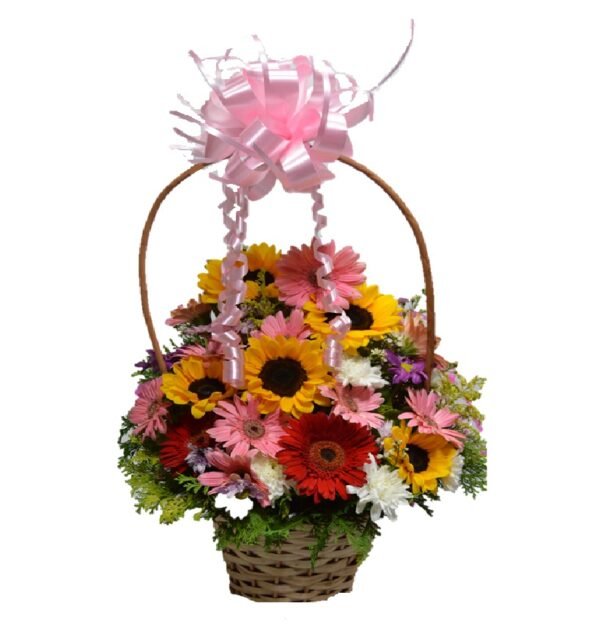 Cesto de Flores Campestres